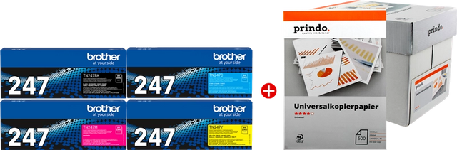 Prindo TN-247 MCVP Toner Value Pack