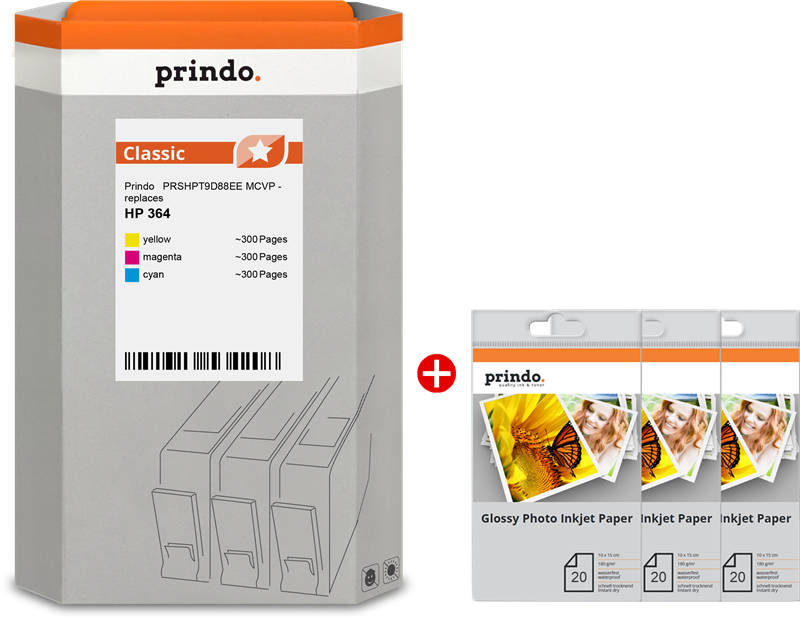 Prindo Classic Multipack Cyan / Magenta / Gelb (PRSHPT9D88EE MCVP)