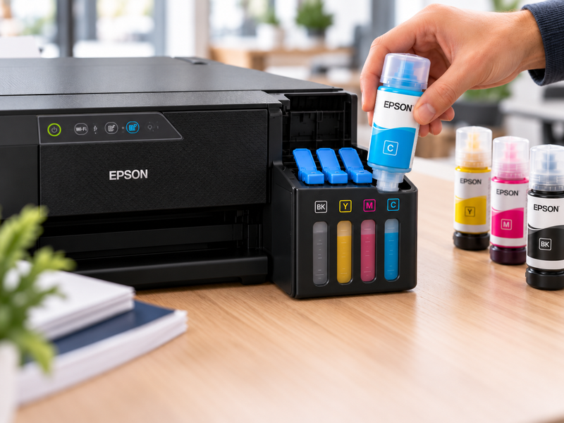 Epson-Patrone wechseln und EcoTank befüllen: Anleitung