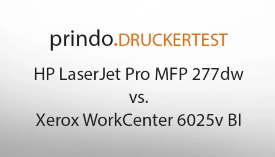 Drucker-Test: HP LaserJet M277dw gegen Xerox WorkCenter 6025V