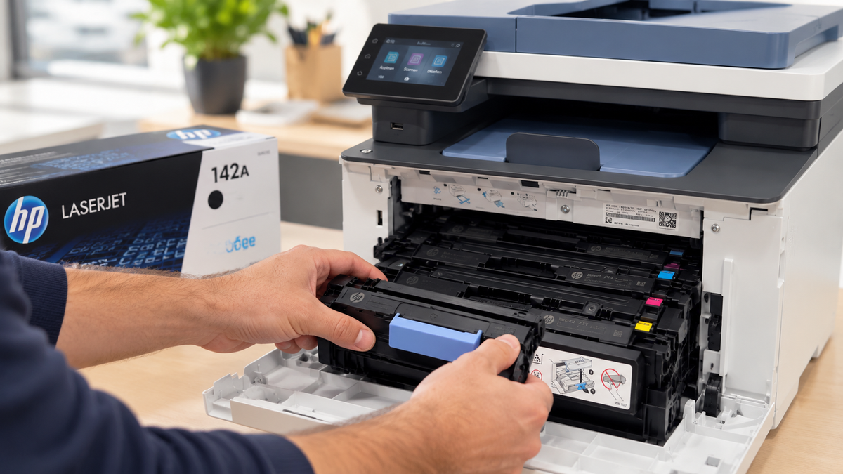 HP Toner wechseln: Anleitung für HP LaserJet und Color LaserJet