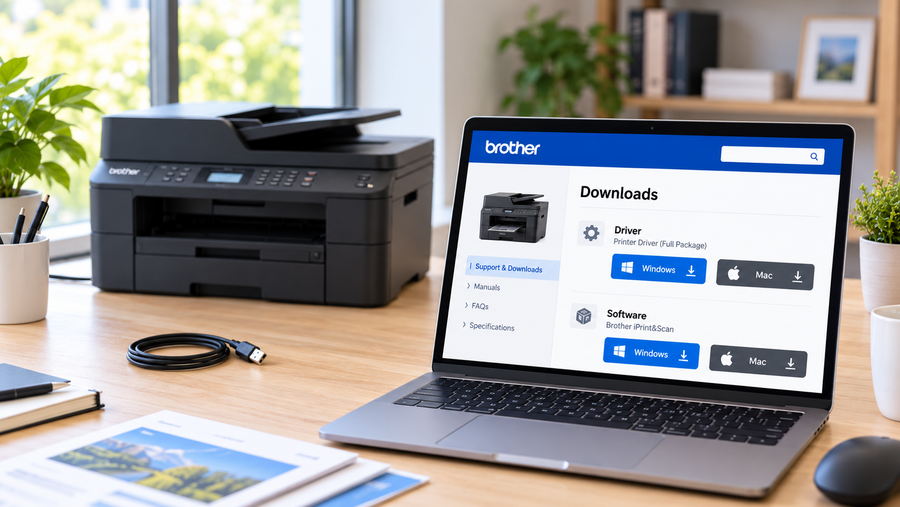Brother-Treiber herunterladen und installieren: Windows und Mac