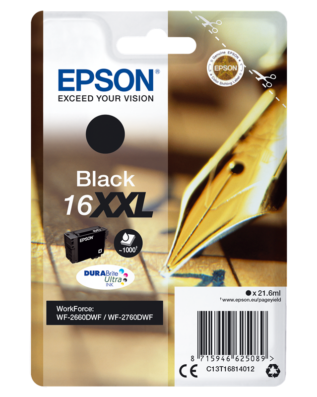 Druckerpatronen Epson 16 XXL (Silo XXL)