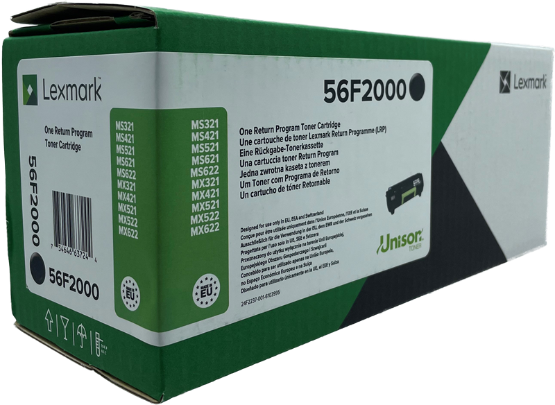 Toner Lexmark 56F2000 (Silo Standard)