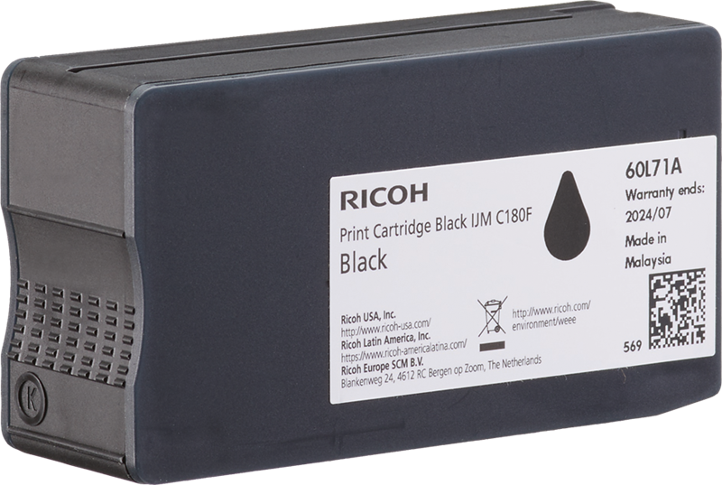Druckerpatronen Ricoh IJM C180F (Silo Standard)