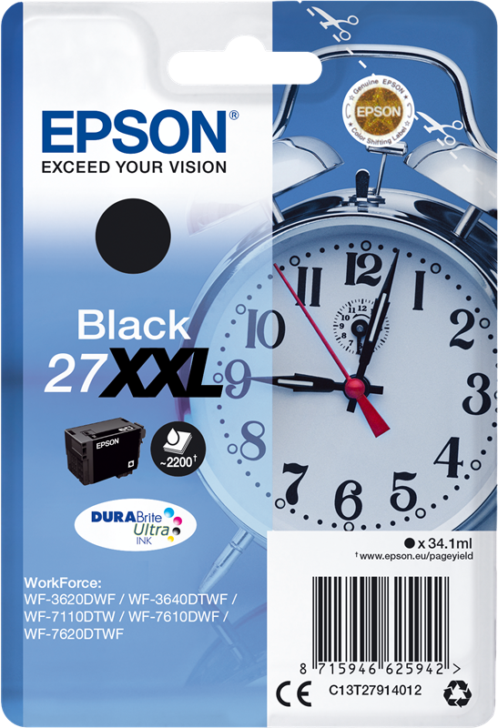 Druckerpatronen Epson 27 XXL (Silo XXL)