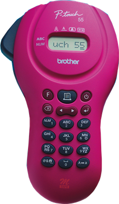 Brother P-touch 55 pink Schriftbänder