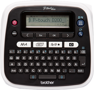 Brother P-touch D200BW Schriftbänder