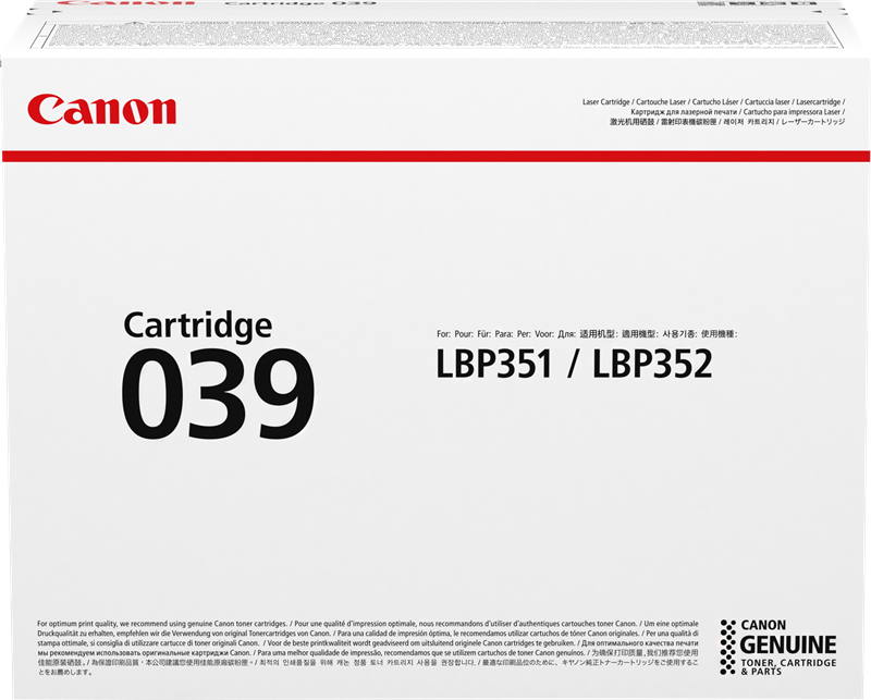 Toner Canon 039 (Silo Standard)