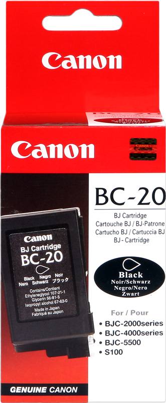 Druckerpatronen Canon BC-20bk