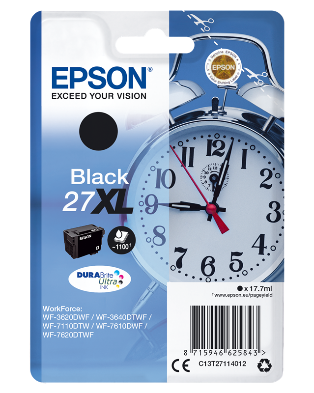 Druckerpatronen Epson 27 XL (Silo XL)