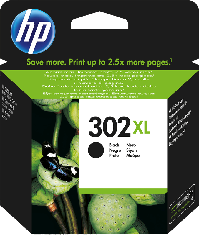 Druckerpatronen HP 302 XL (Silo XL)