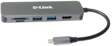 d-link-dub-2327-6-in-1-usb-c-hub-mit-hdmi-kartenleser-usb-c-ladeanschluss-grau-2