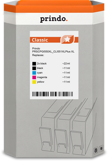prindo-classic-xl-multipack-schwarz-cyan-magenta-gelb