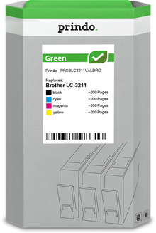 prindo-green-multipack-schwarz-cyan-magenta-gelb