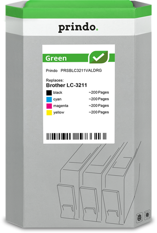 prindo-green-multipack-schwarz-cyan-magenta-gelb