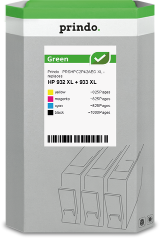 prindo-green-xl-multipack-schwarz-cyan-magenta-gelb