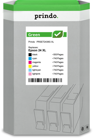 prindo-green-xl-multipack-schwarz-cyan-magenta-gelb-cyan-hell-pink-hell