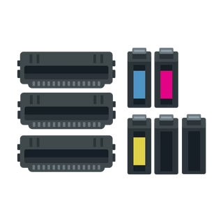 Leere Toner und Druckerpatronen zum Recycling sammeln